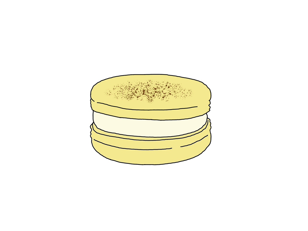 Eggnog Macaron